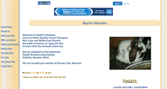 Desktop Screenshot of bayliesbunnies.freewebtools.com