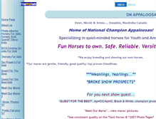 Tablet Screenshot of dnappaloosas.freewebtools.com
