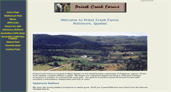 Desktop Screenshot of priestcreekfarms.freewebtools.com