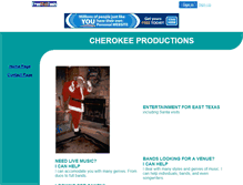 Tablet Screenshot of cherokeeproductions.freewebtools.com