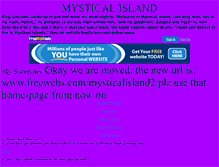 Tablet Screenshot of mysticalisland.freewebtools.com